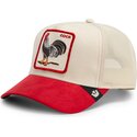 cepice-zaoblena-cervena-snapback-the-suede-rooster-microsuede-cock-the-farm-goorin-bros