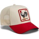 cepice-zaoblena-cervena-snapback-the-suede-rooster-microsuede-cock-the-farm-goorin-bros