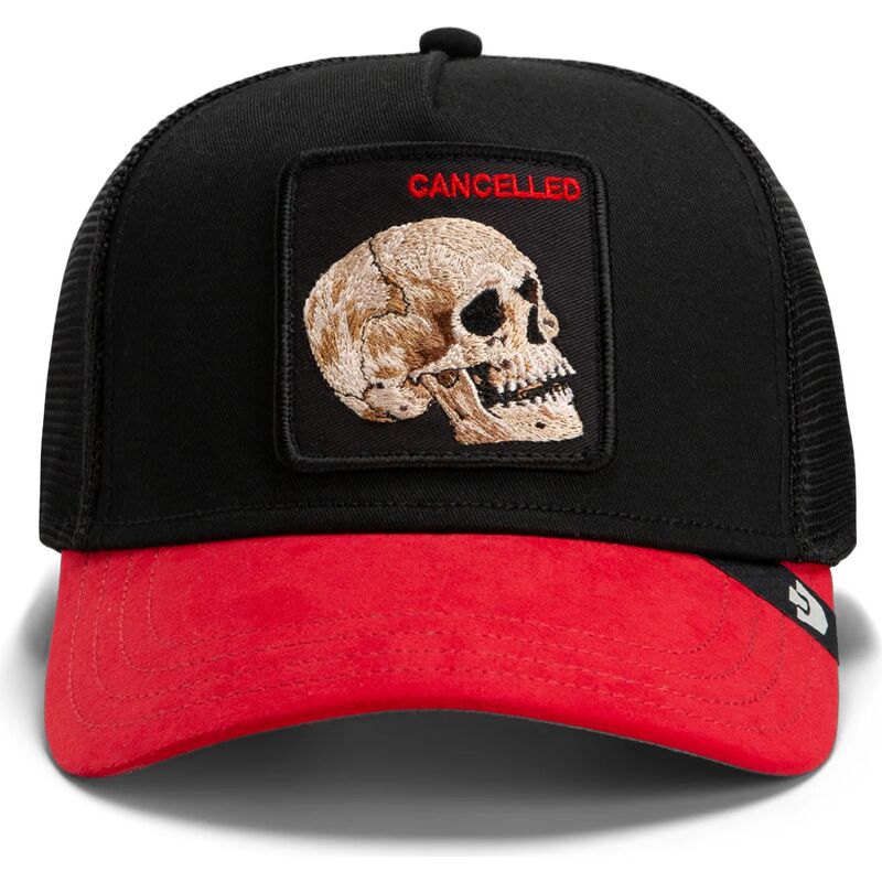 cepice-zaoblena-cerna-snapback-cancelled-skull-microsuede-the-farm-goorin-bros cepice-zaoblena-cerna-snapback-cancelled-skull-microsuede-the-farm-goorin-bros