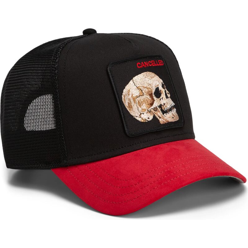 cepice-zaoblena-cerna-snapback-cancelled-skull-microsuede-the-farm-goorin-bros cepice-zaoblena-cerna-snapback-cancelled-skull-microsuede-the-farm-goorin-bros