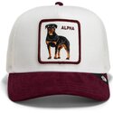cepice-zaoblena-bila-snapback-suede-alpha-microsuede-the-farm-goorin-bros
