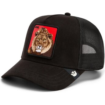 Čepice zaoblená černá snapback Re Leone Rosso Microsuede King The Farm Goorin Bros.