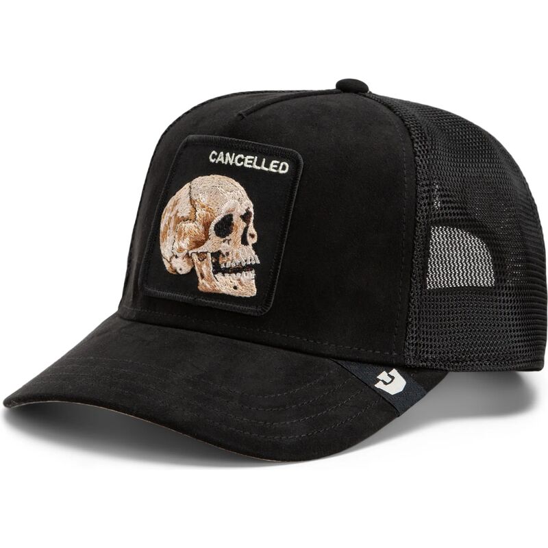 cepice-zaoblena-cerna-snapback-suede-cancelled-skull-microsuede-the-farm-goorin-bros cepice-zaoblena-cerna-snapback-suede-cancelled-skull-microsuede-the-farm-goorin-bros