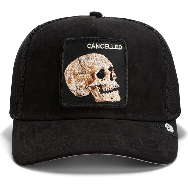 cepice-zaoblena-cerna-snapback-suede-cancelled-skull-microsuede-the-farm-goorin-bros cepice-zaoblena-cerna-snapback-suede-cancelled-skull-microsuede-the-farm-goorin-bros