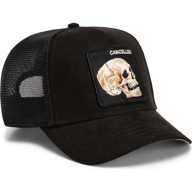cepice-zaoblena-cerna-snapback-suede-cancelled-skull-microsuede-the-farm-goorin-bros cepice-zaoblena-cerna-snapback-suede-cancelled-skull-microsuede-the-farm-goorin-bros