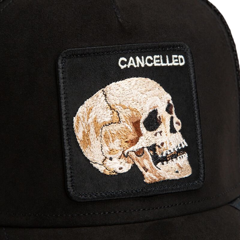 cepice-zaoblena-cerna-snapback-suede-cancelled-skull-microsuede-the-farm-goorin-bros cepice-zaoblena-cerna-snapback-suede-cancelled-skull-microsuede-the-farm-goorin-bros