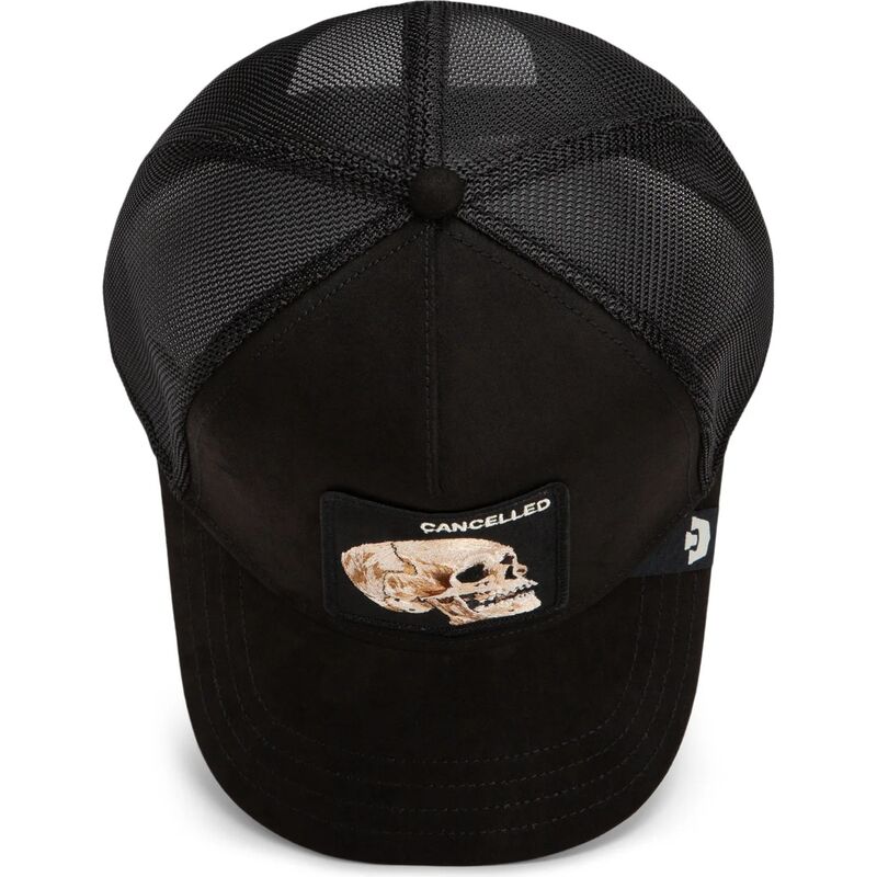 cepice-zaoblena-cerna-snapback-suede-cancelled-skull-microsuede-the-farm-goorin-bros cepice-zaoblena-cerna-snapback-suede-cancelled-skull-microsuede-the-farm-goorin-bros
