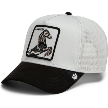 Čepice zaoblená šedá snapback Suede Stallion Microsuede The Farm Goorin Bros.