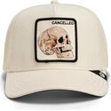 cepice-zaoblena-bezova-snapback-suede-cancelled-skull-microsuede-the-farm-goorin-bros