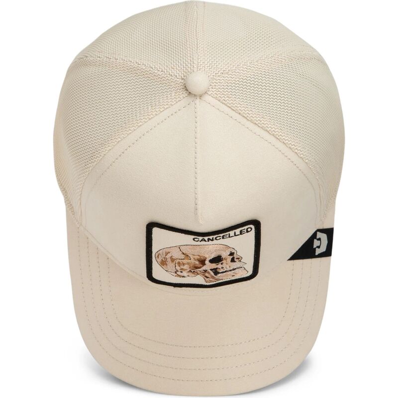 cepice-zaoblena-bezova-snapback-suede-cancelled-skull-microsuede-the-farm-goorin-bros