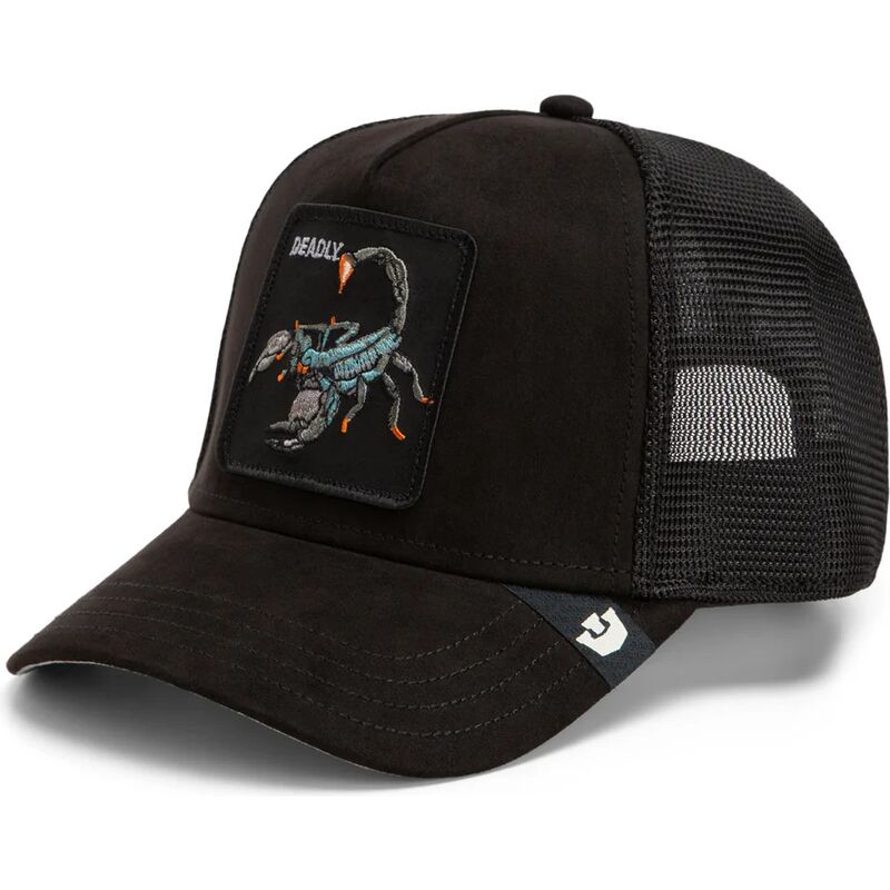 cepice-zaoblena-cerna-snapback-suede-scorpion-microsuede-the-farm-goorin-bros