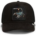 cepice-zaoblena-cerna-snapback-suede-scorpion-microsuede-the-farm-goorin-bros
