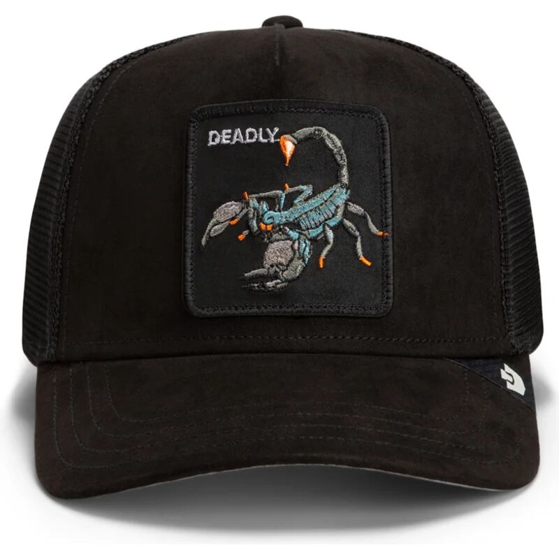 cepice-zaoblena-cerna-snapback-suede-scorpion-microsuede-the-farm-goorin-bros