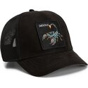 cepice-zaoblena-cerna-snapback-suede-scorpion-microsuede-the-farm-goorin-bros