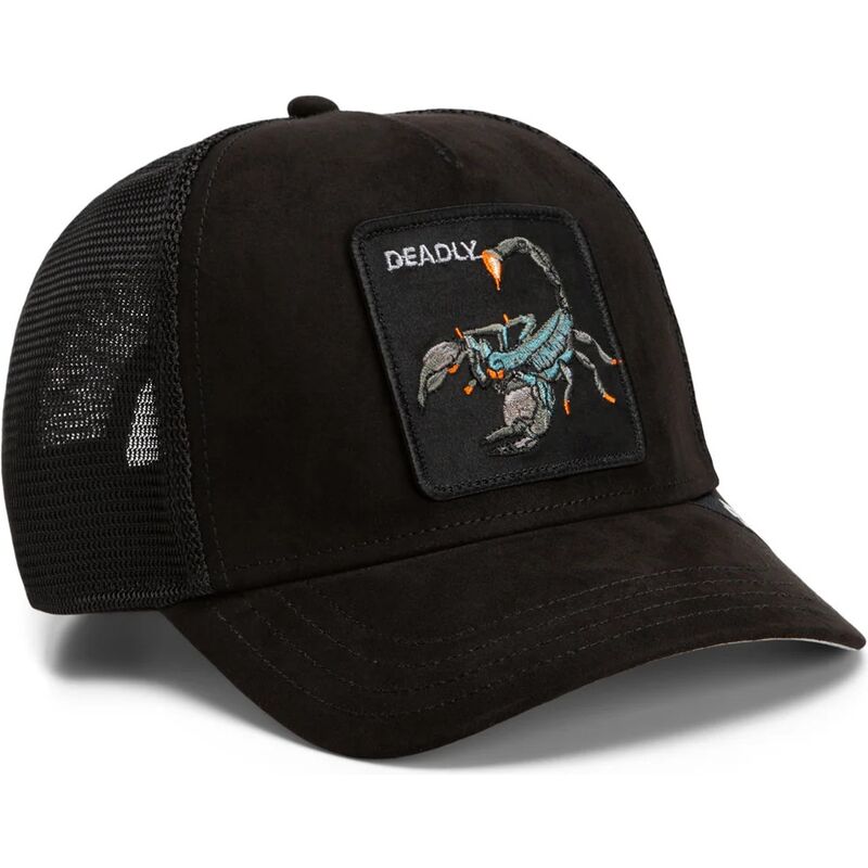 cepice-zaoblena-cerna-snapback-suede-scorpion-microsuede-the-farm-goorin-bros
