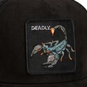 cepice-zaoblena-cerna-snapback-suede-scorpion-microsuede-the-farm-goorin-bros