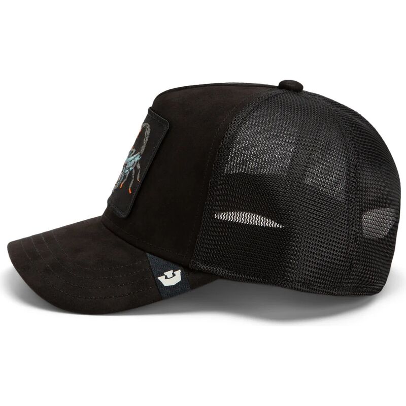 cepice-zaoblena-cerna-snapback-suede-scorpion-microsuede-the-farm-goorin-bros