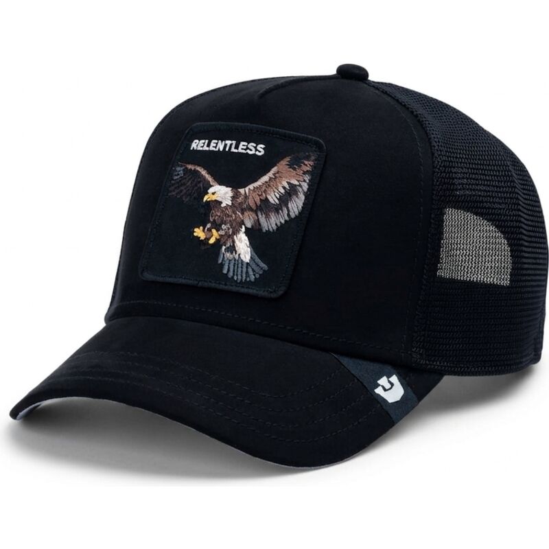 cepice-zaoblena-cerna-snapback-suede-relentless-eagle-microsuede-the-farm-goorin-bros
