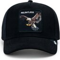 cepice-zaoblena-cerna-snapback-suede-relentless-eagle-microsuede-the-farm-goorin-bros