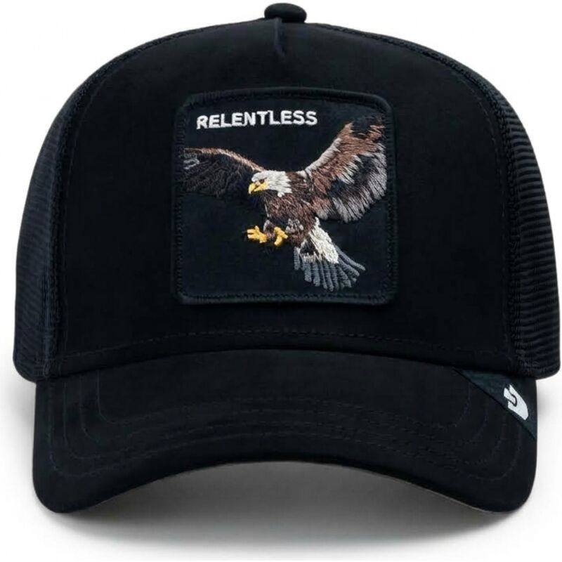 cepice-zaoblena-cerna-snapback-suede-relentless-eagle-microsuede-the-farm-goorin-bros