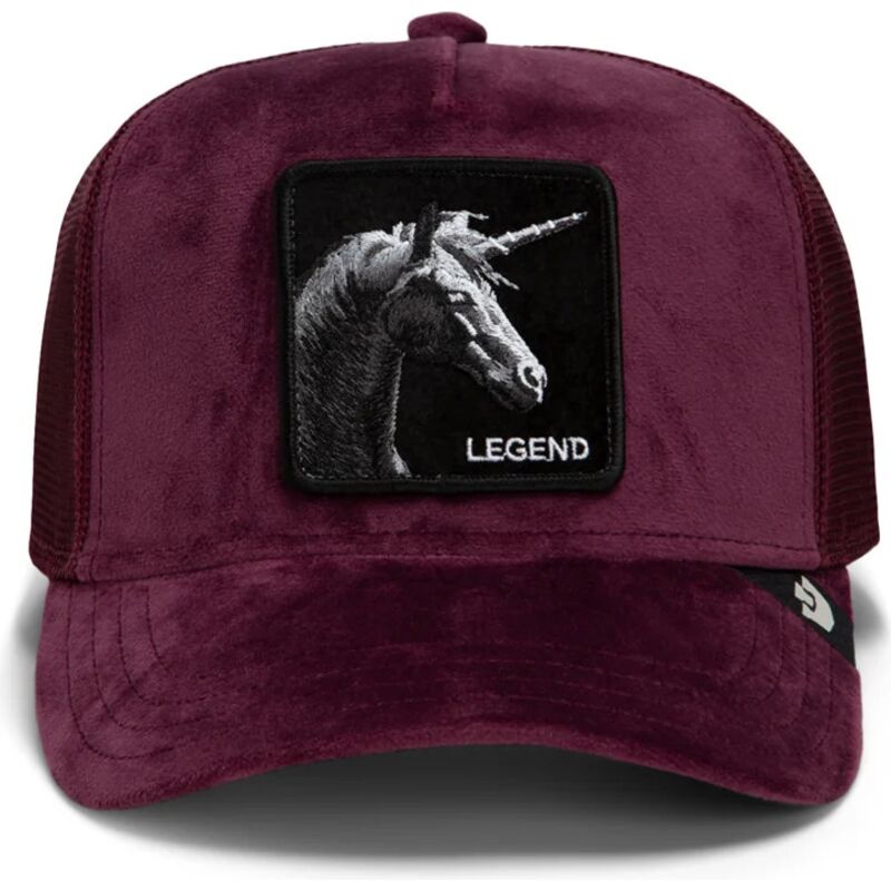 cepice-zaoblena-cervena-snapback-velour-legend-the-farm-goorin-bros cepice-zaoblena-cervena-snapback-velour-legend-the-farm-goorin-bros