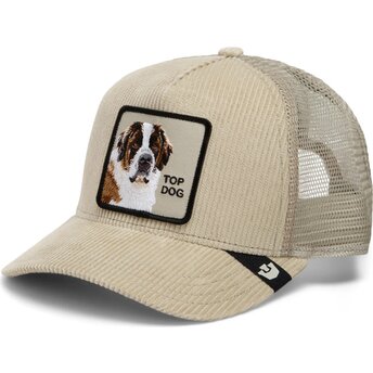 Čepice zaoblená béžová snapback Corduroy Top Dog Ridgeline The Farm Goorin Bros.