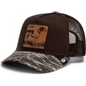 cepice-zaoblena-hneda-snapback-engraved-dog-camo-glitch-the-farm-goorin-bros