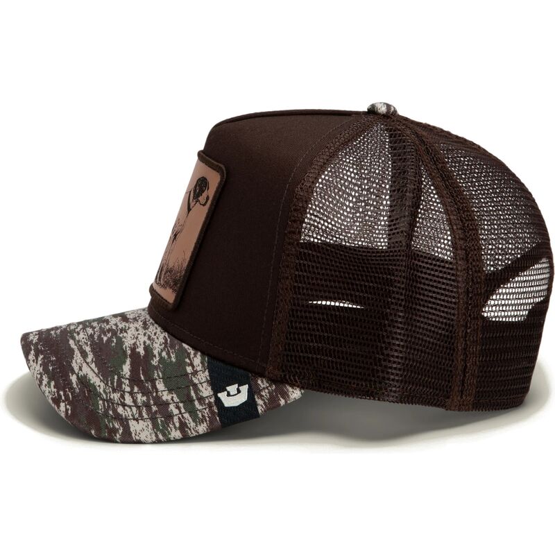 cepice-zaoblena-hneda-snapback-engraved-dog-camo-glitch-the-farm-goorin-bros