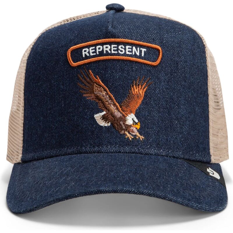 cepice-zaoblena-namornicka-modra-snapback-represent-rocker-denim-after-dark-the-farm-goorin-bros