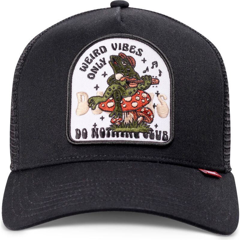 cepice-zaoblena-cerna-snapback-hft-do-nothing-club-weird-vibes-frog-djinns
