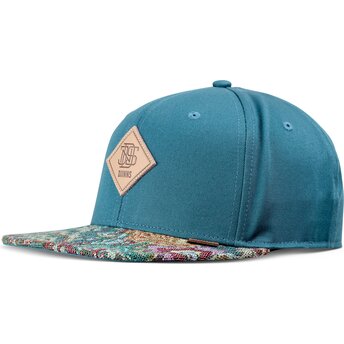 Čepice rovná modrá snapback multicolor Color Explo Djinns
