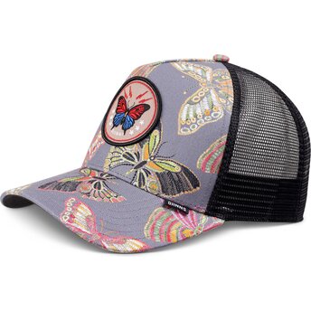 Čepice zaoblená vícebarevná snapback HFT Butterfly Linen Djinns