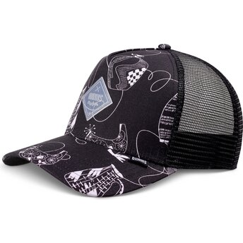 Čepice zaoblená černá snapback HFT Bottles Djinns