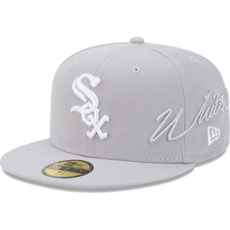 cepice-rovna-seda-prilehava-59fifty-side-script-chicago-white-sox-mlb-new-era