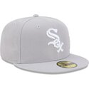 cepice-rovna-seda-prilehava-59fifty-side-script-chicago-white-sox-mlb-new-era