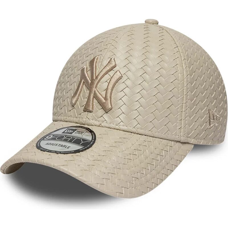cepice-zaoblena-bezova-nastavitelny-9forty-pu-weave-new-york-yankees-mlb-new-era