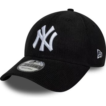 Čepice zaoblená černá snapback 9FORTY Entry Cord New York Yankees MLB New Era