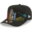 cepice-zaoblena-cerna-snapback-9fifty-a-frame-precurved-skyline-los-angeles-dodgers-mlb-new-era