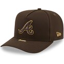 cepice-zaoblena-hneda-snapback-9fifty-a-frame-precurved-visor-pin-atlanta-braves-mlb-new-era