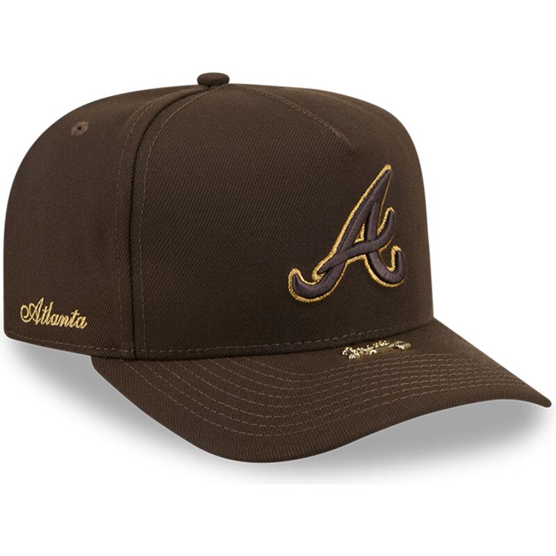 cepice-zaoblena-hneda-snapback-9fifty-a-frame-precurved-visor-pin-atlanta-braves-mlb-new-era