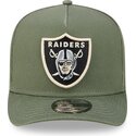 cepice-zaoblena-zelena-snapback-9fifty-a-frame-precurved-side-pin-las-vegas-raiders-nfl-new-era