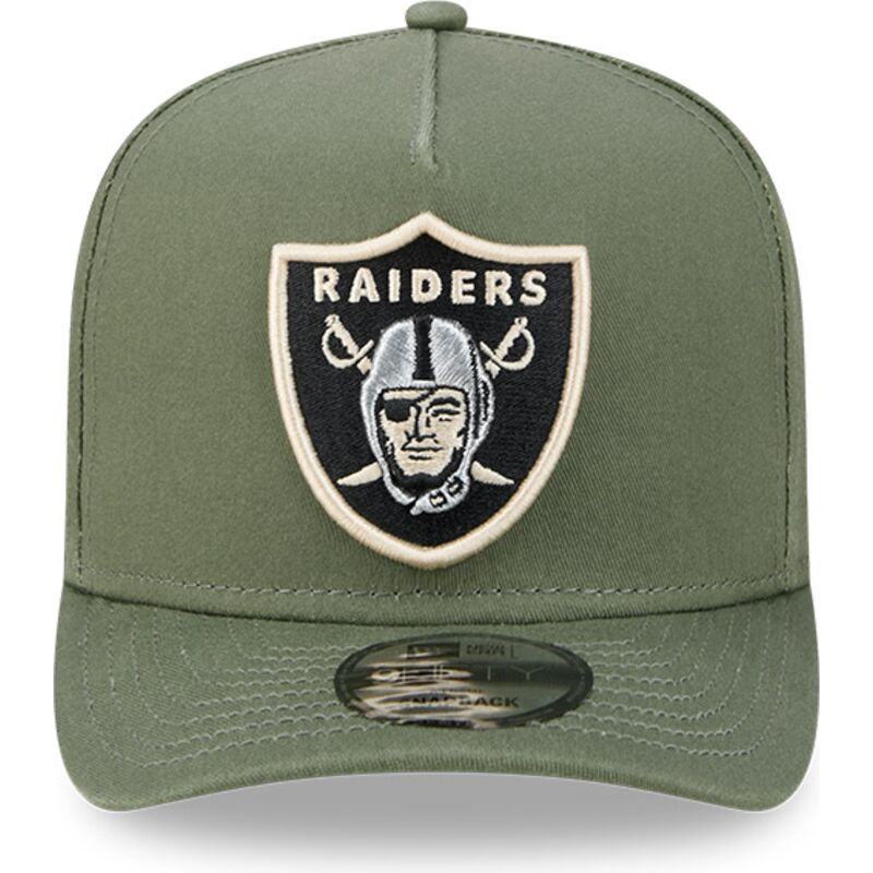 cepice-zaoblena-zelena-snapback-9fifty-a-frame-precurved-side-pin-las-vegas-raiders-nfl-new-era