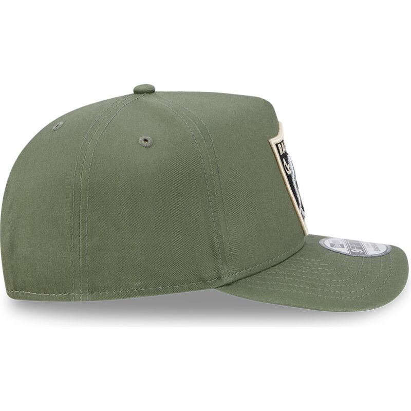 cepice-zaoblena-zelena-snapback-9fifty-a-frame-precurved-side-pin-las-vegas-raiders-nfl-new-era