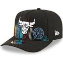 cepice-zaoblena-cerna-snapback-9fifty-a-frame-precurved-skyline-chicago-bulls-nba-new-era