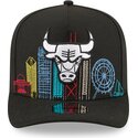 cepice-zaoblena-cerna-snapback-9fifty-a-frame-precurved-skyline-chicago-bulls-nba-new-era