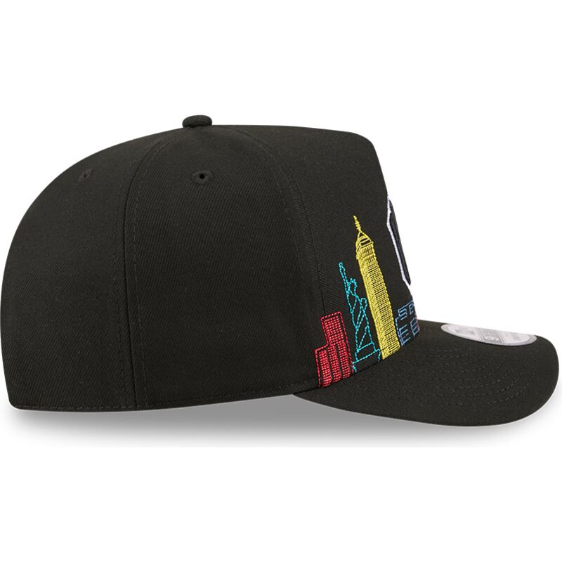 cepice-zaoblena-cerna-snapback-9fifty-a-frame-precurved-skyline-new-york-yankees-mlb-new-era