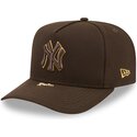 cepice-zaoblena-hneda-snapback-9fifty-a-frame-precurved-visor-pin-new-york-yankees-mlb-new-era