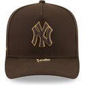 cepice-zaoblena-hneda-snapback-9fifty-a-frame-precurved-visor-pin-new-york-yankees-mlb-new-era