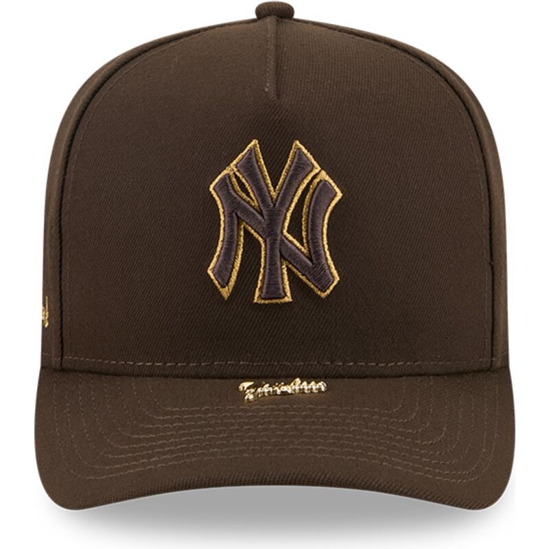 cepice-zaoblena-hneda-snapback-9fifty-a-frame-precurved-visor-pin-new-york-yankees-mlb-new-era