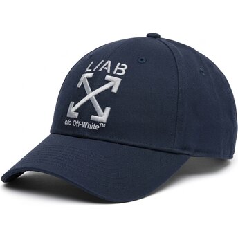 Čepice zaoblená námořnická modrá nastavitelný Clamp Arrows Twill L/AB c/o Off-White™